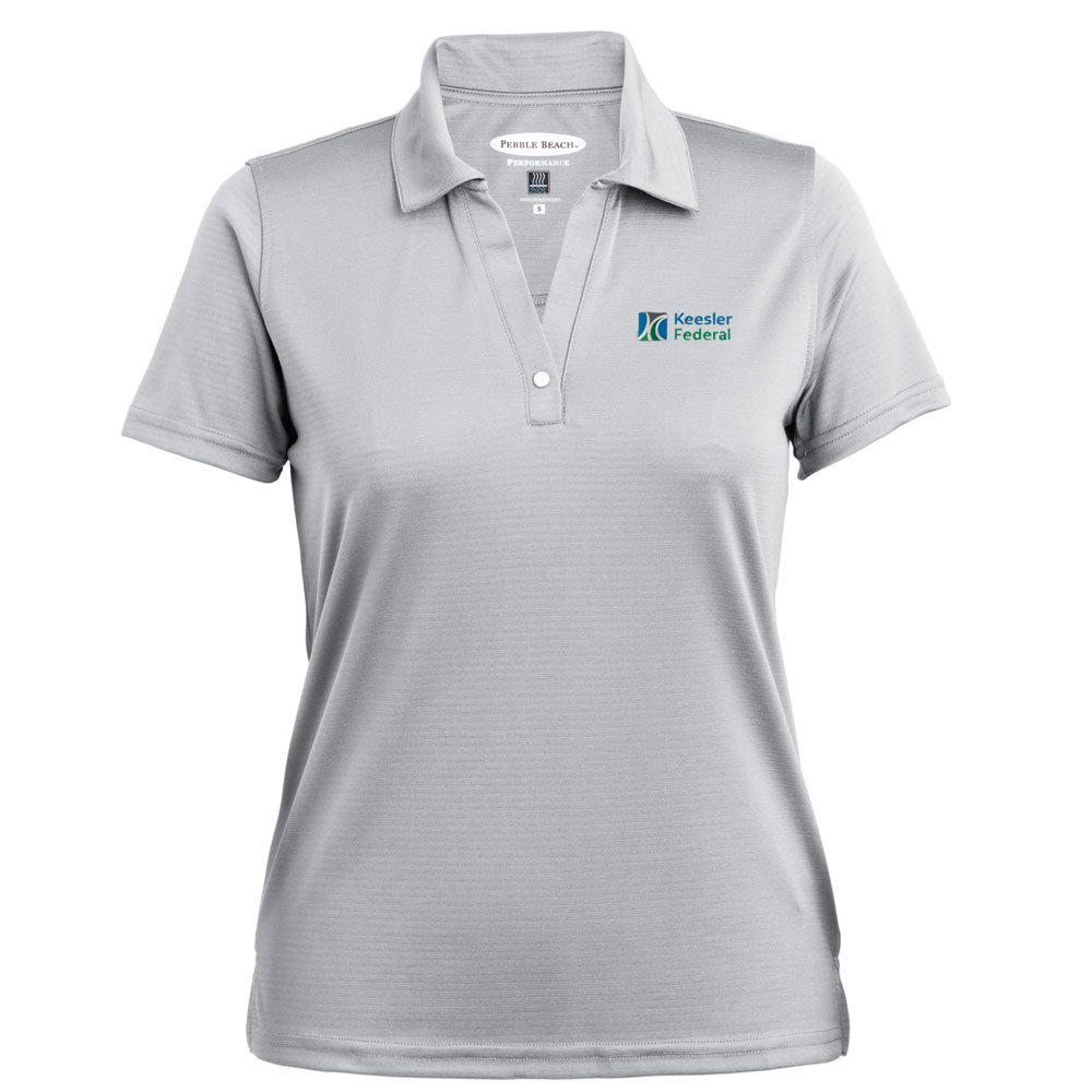 PEBBLE BEACH LADIES' TEXTURED POLO