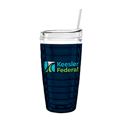16 Ounce Tumbler With Straw And Lid