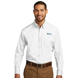 PORT AUTHORITY TALL LONG SLEEVE CAREFREE POPLIN