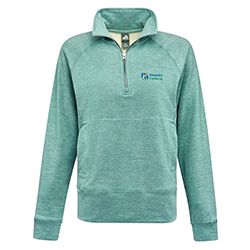 J AMERICA LADIES ELECTRIC FLEECE 1/4 ZIP