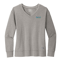OGIO LADIES LUUMA FLEX LONG SLEEVE V-NECK