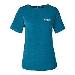 Women's Perfect Fit Boat Neck Blouse